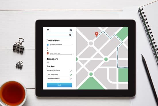 canva location tracker concept on tablet screen. gps map navigation app MADesSKvEMU