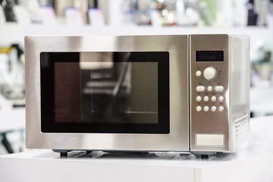 canva microwave oven in retail store