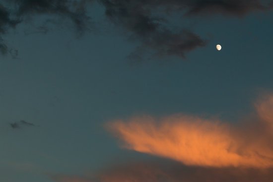 canva moon and nimbus clouds