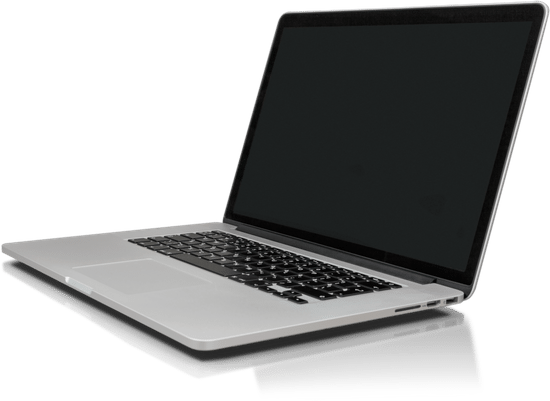 canva open gray laptop