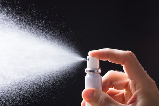 canva person spraying breath freshener