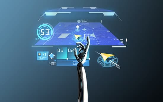 canva robot hand with virtual gps navigator MADBg1rnOEA