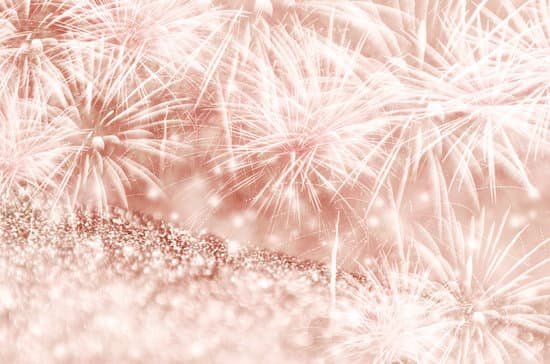 canva rose gold fireworks at new year