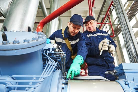 canva service workers at industrial compressor station MACdLftYSGQ