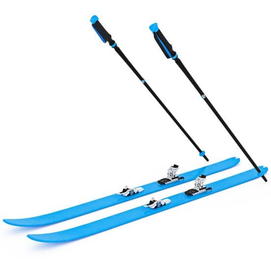 canva skiing blue ski poles MADBLeKAqzY