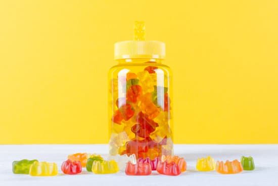 canva vitamins for children like jelly candy on yellow background MADrrGTVTuI