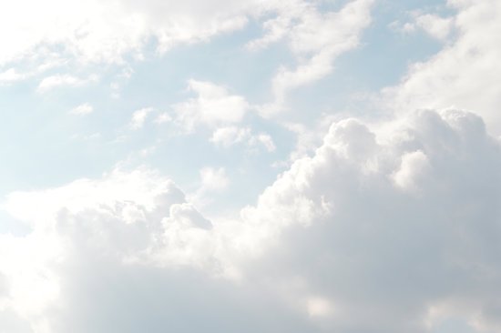 canva white clouds on blue sky